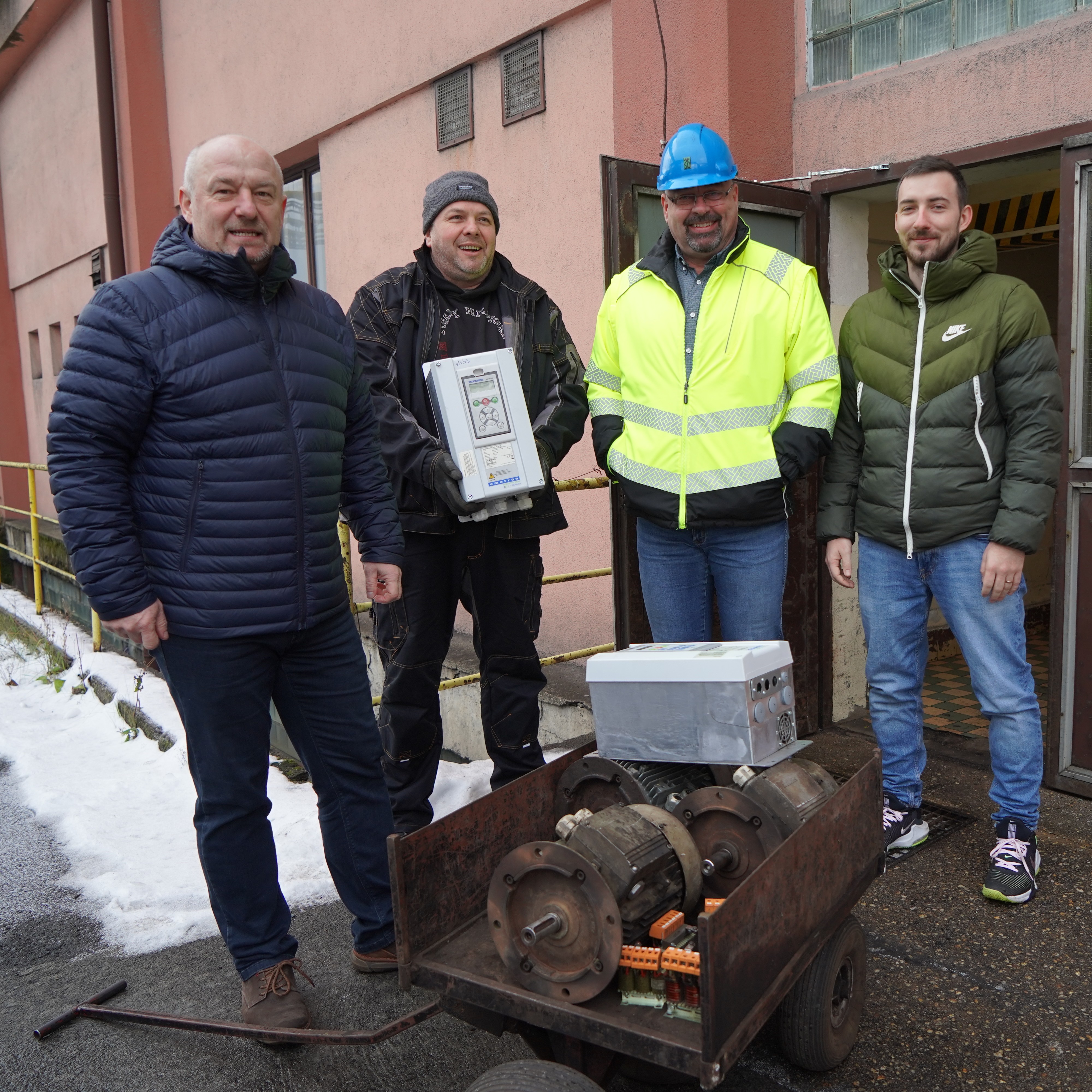 ISŠTE Sokolov získala z Vřesové frekvenční měniče a elektromotory pro praktickou výuku